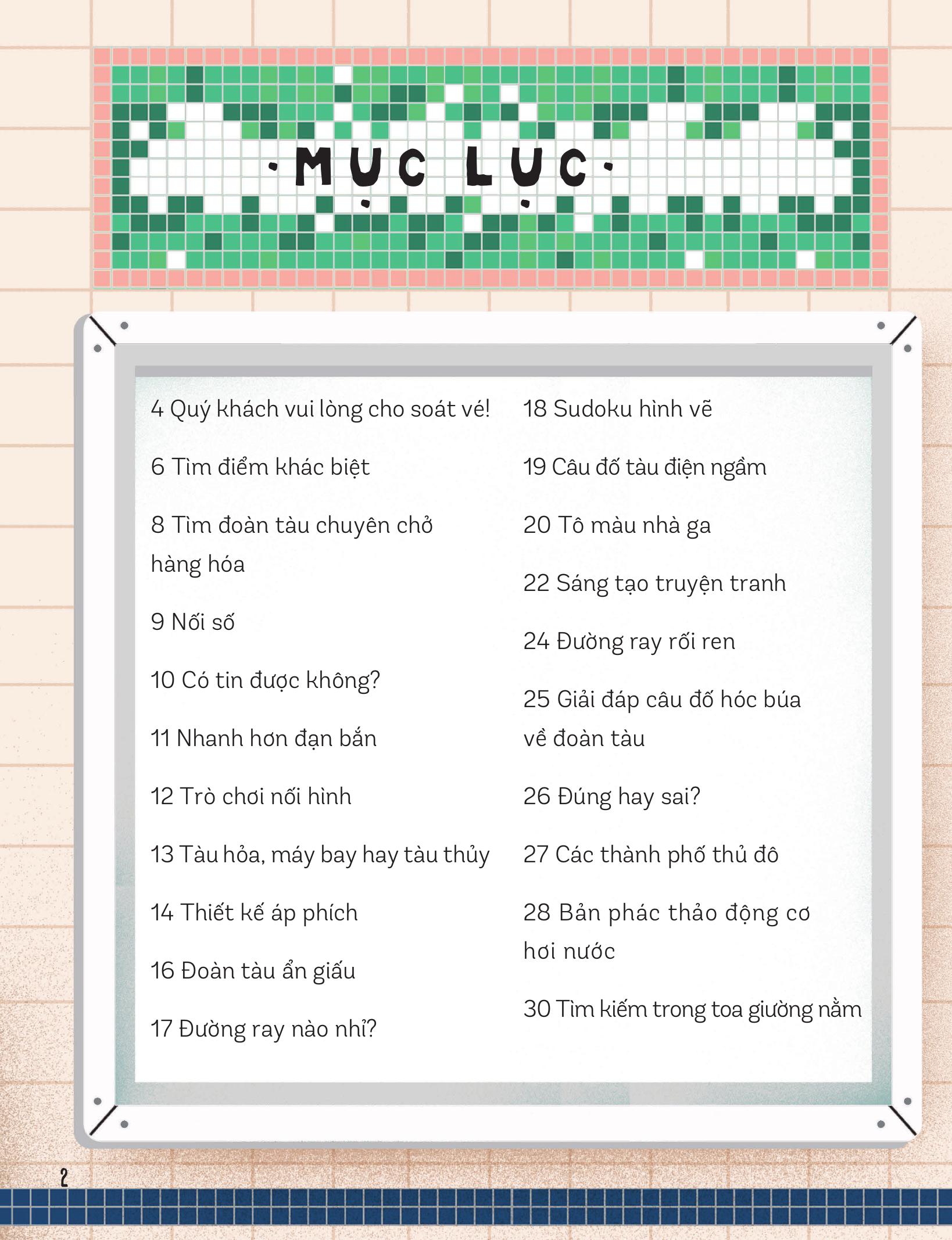 30++ hoạt động viết, vẽ, tô màu, giải đố... theo chủ đề - trò chơi cho trẻ - trên tàu hỏa - Ảnh 4