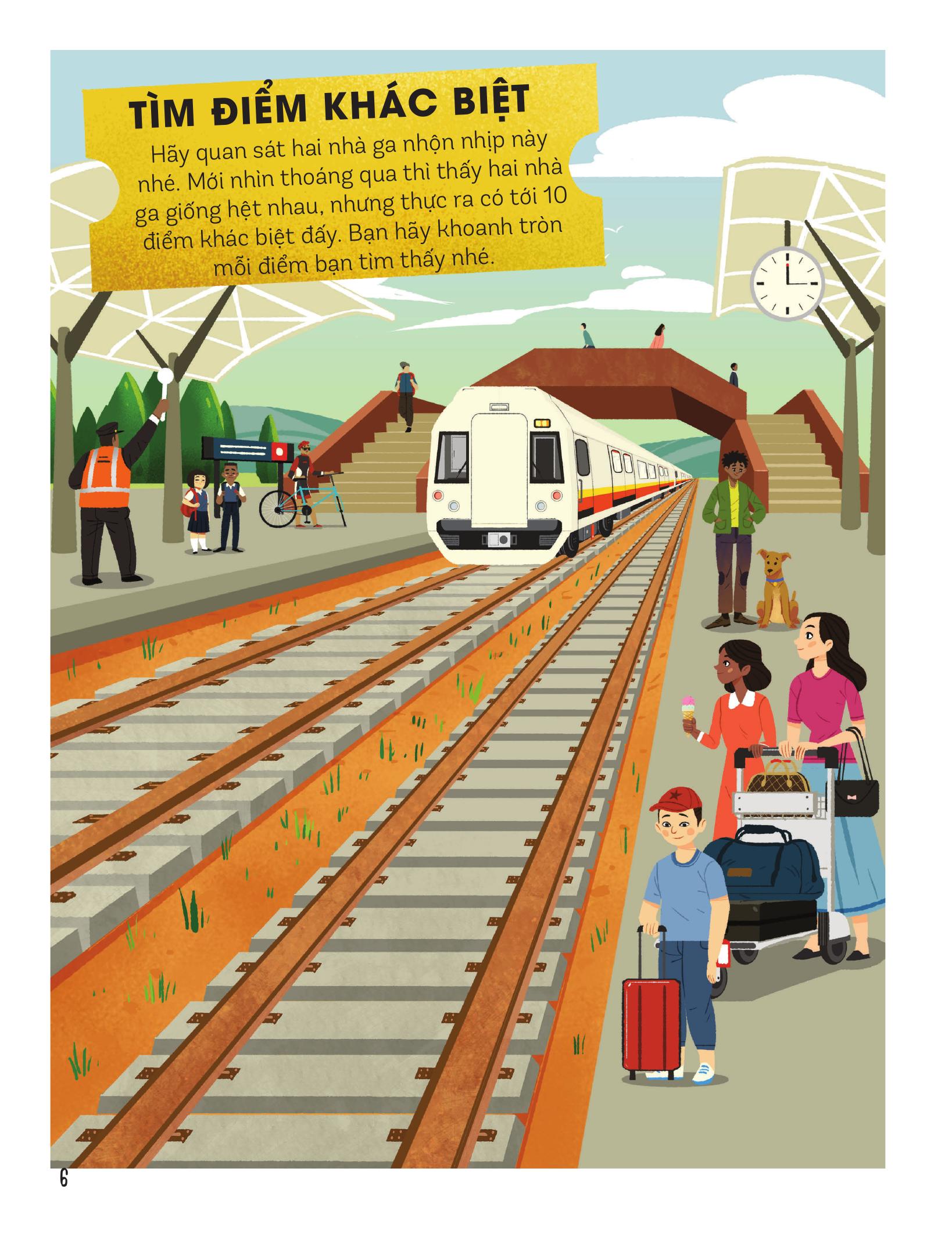 30++ hoạt động viết, vẽ, tô màu, giải đố... theo chủ đề - trò chơi cho trẻ - trên tàu hỏa - Ảnh 8