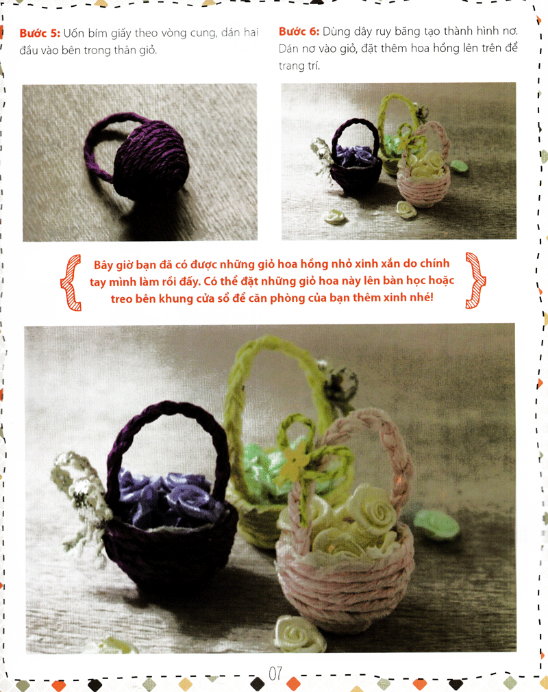 30 mẫu handmade cực xinh mẹ và bé cùng làm - Ảnh 7