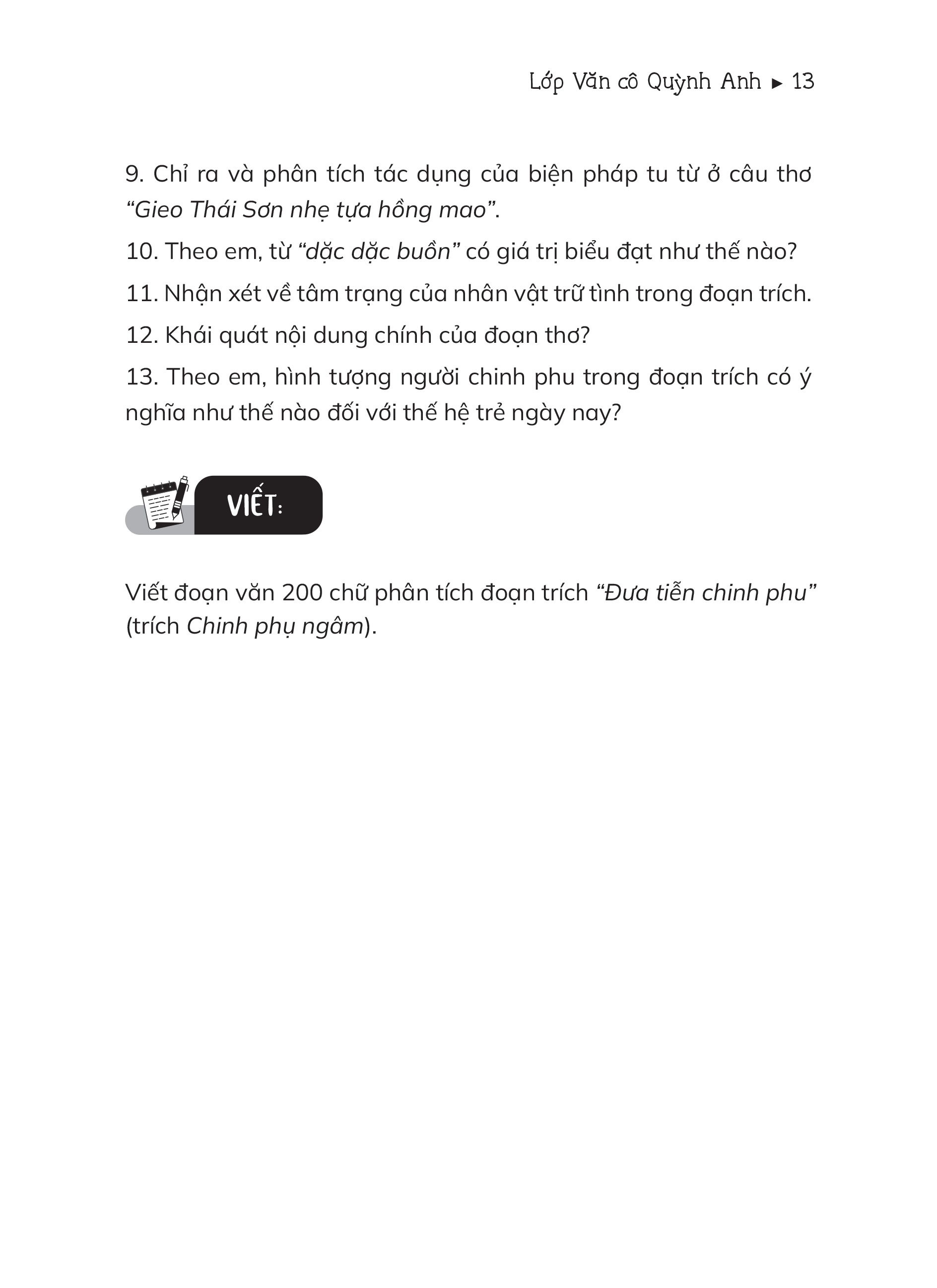 30 Ngày Bứt Tốc Môn Ngữ Văn Thi Vào Lớp 10 - Ảnh 8