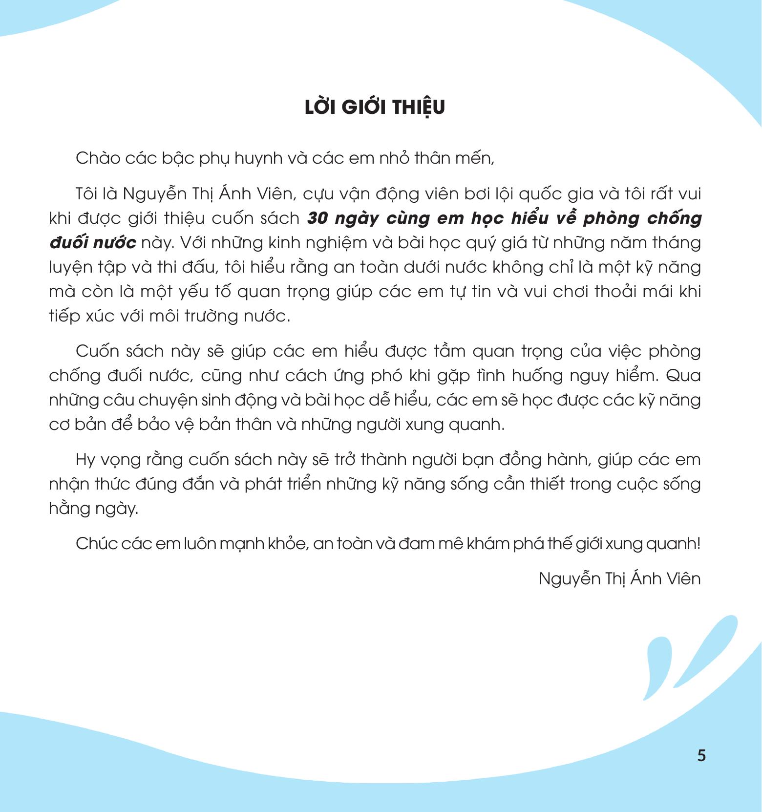 30 ngày cùng em học hiểu về - phòng chống đuối nước - Ảnh 4