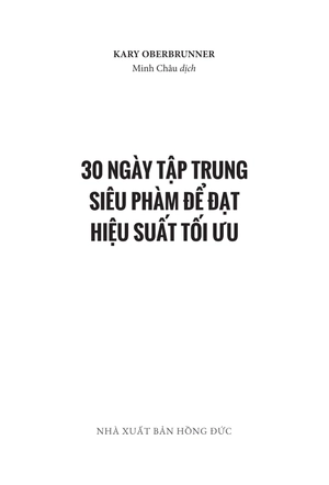 30 ngày tập trung siêu phàm để đạt hiệu suất tối ưu - Ảnh 5
