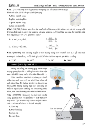 300 bài đọc hiểu lý hoá sinh luyện thi đgnl tp.hcm - Ảnh 14