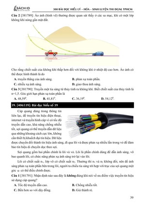 300 bài đọc hiểu lý hoá sinh luyện thi đgnl tp.hcm - Ảnh 16