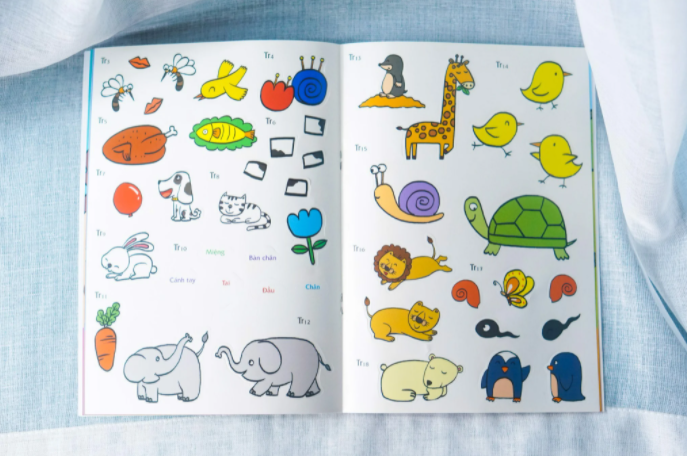 300 miếng bóc dán thông minh - các bộ phận cơ thể - Ảnh 2