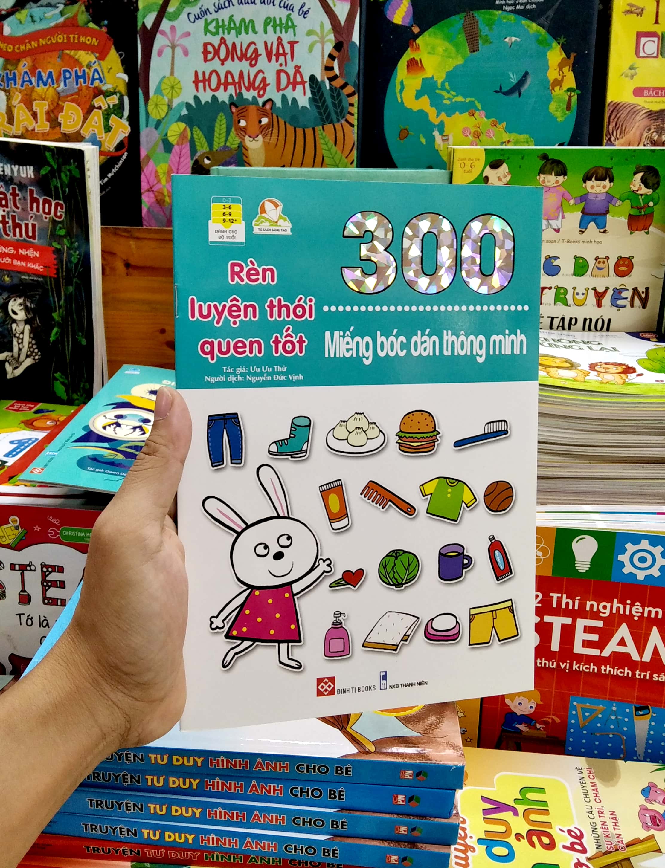 300 miếng bóc dán thông minh - rèn luyện thói quen tốt - Ảnh 7