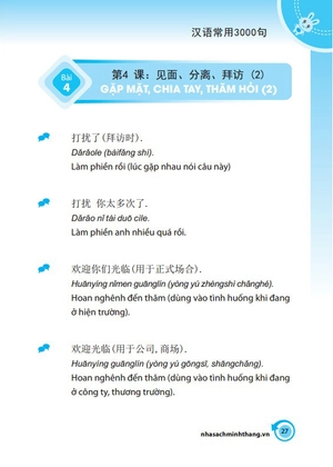 3000 câu đàm thoại trung - việt thông dụng (tái bản 2024) - Ảnh 8