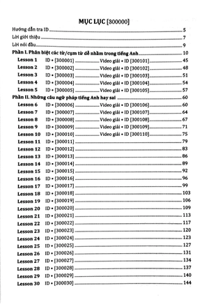 3000 câu ngữ pháp và từ vựng hay sai (tái bản 2024) - Ảnh 2