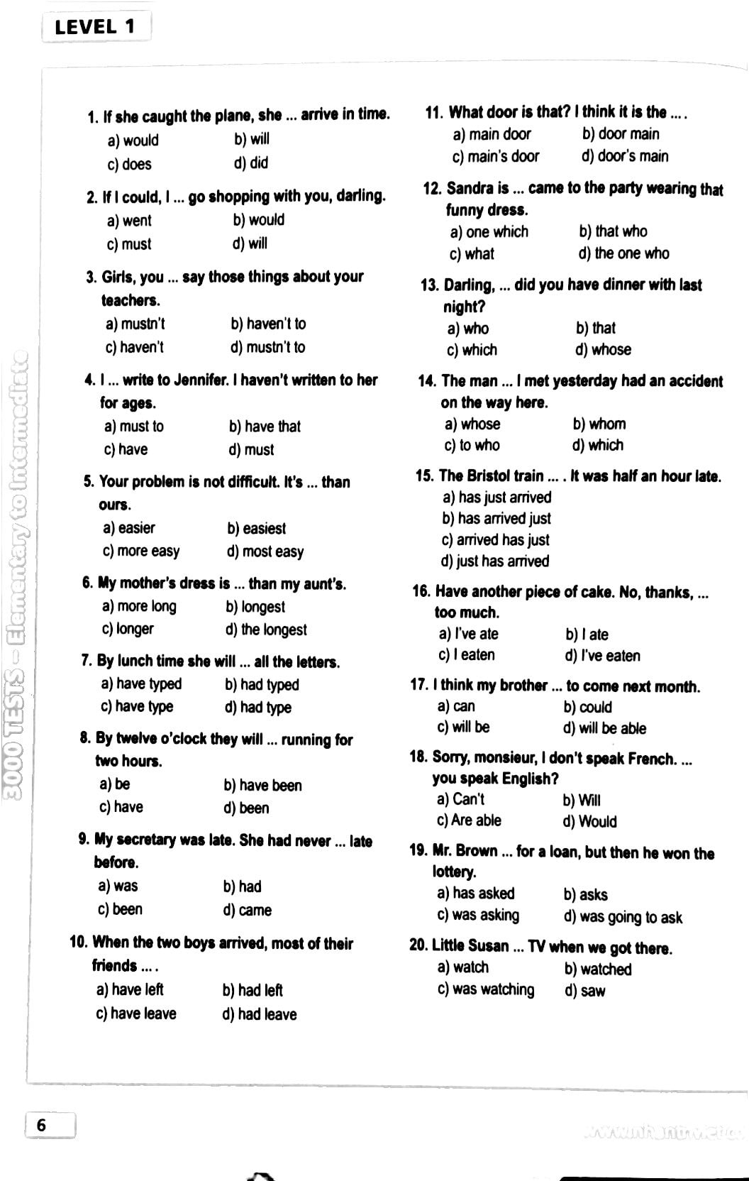 3000 tests elementary to intermediate (không cd) - Ảnh 3