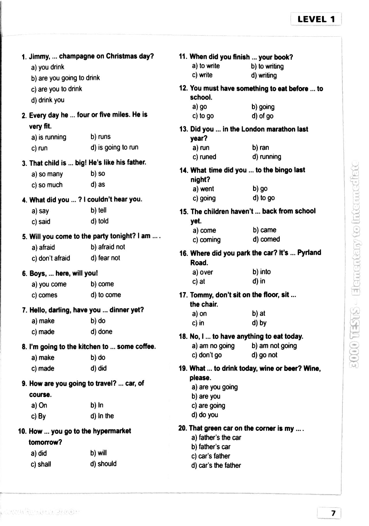 3000 tests elementary to intermediate (không cd) - Ảnh 4