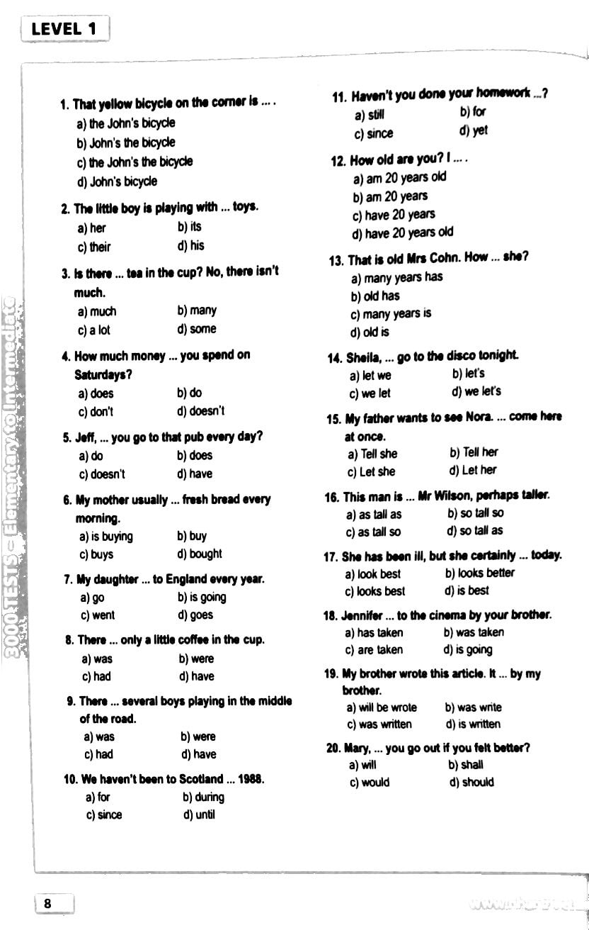 3000 tests elementary to intermediate (không cd) - Ảnh 5
