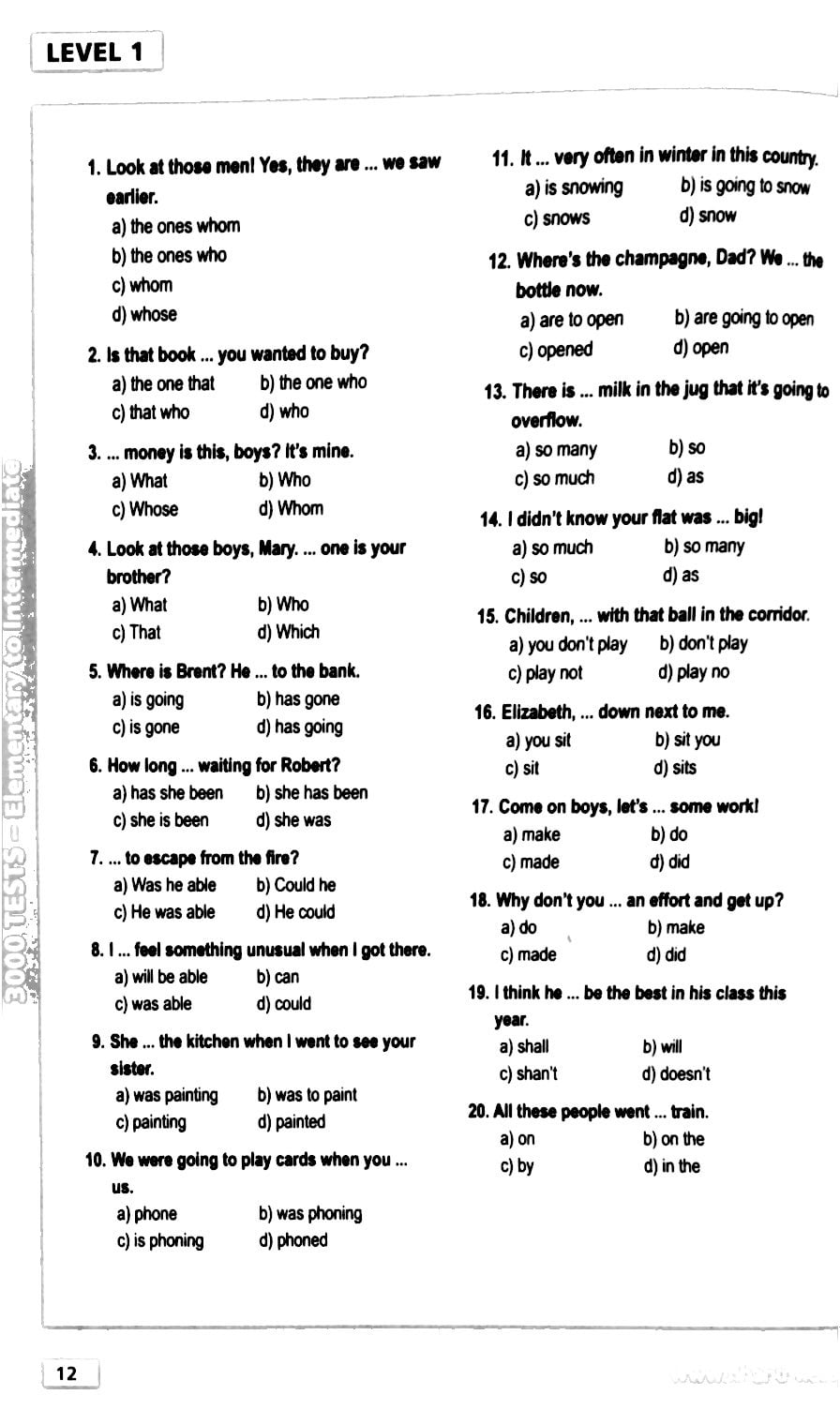 3000 tests elementary to intermediate (không cd) - Ảnh 9