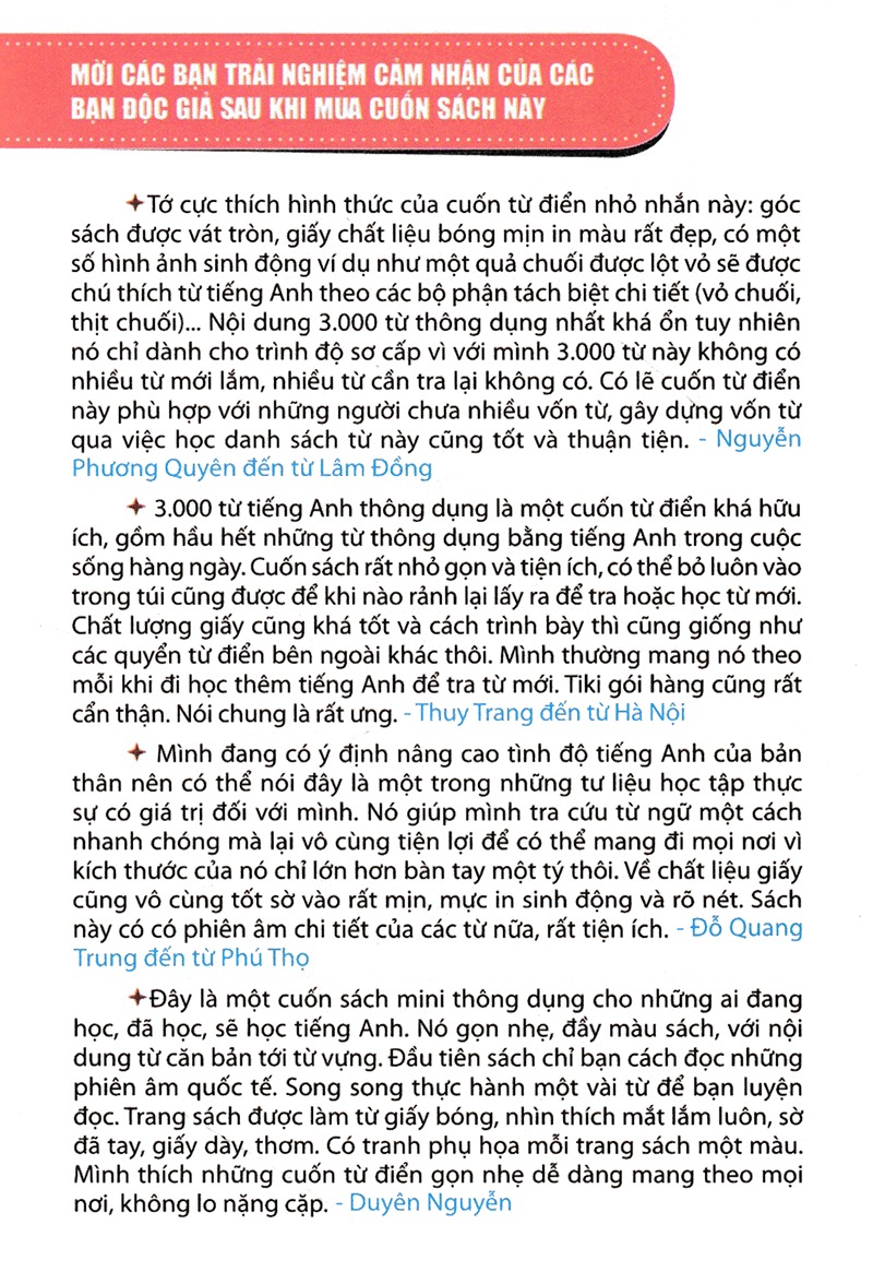 3000 từ vựng tiếng anh thông dụng nhất (tái bản 2023) - Ảnh 4