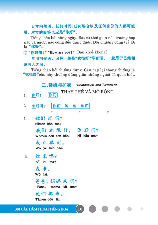 301 câu đàm thoại tiếng hoa (tái bản) - Ảnh 10