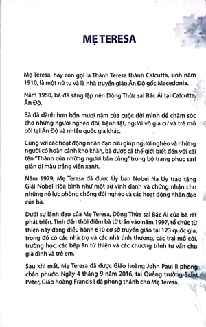 30s mẹ teresa thay đổi bạn mỗi ngày - Ảnh 4