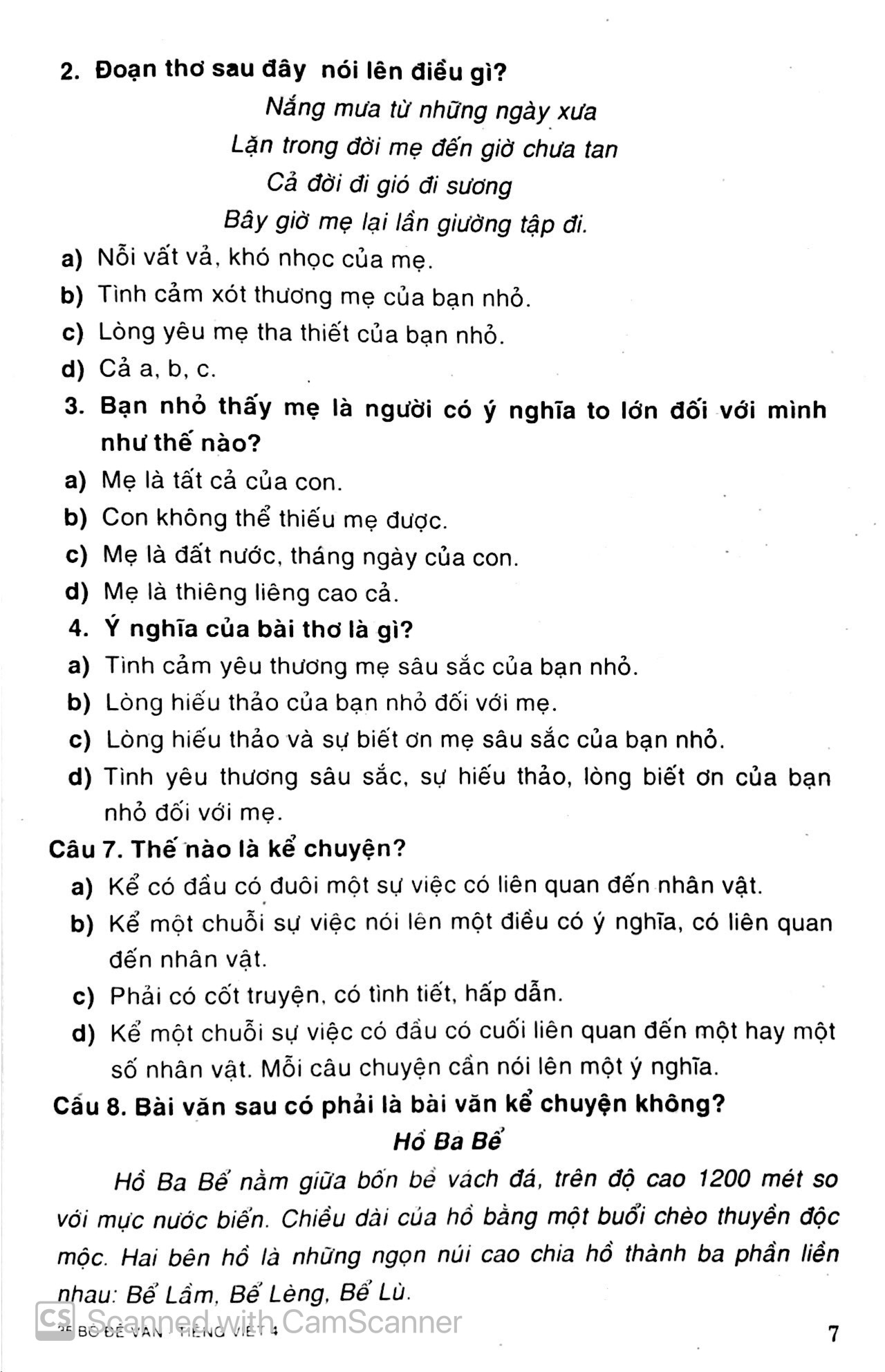 35 bộ đề văn - tiếng việt 4 (trắc nghiệm tự luận) - Ảnh 7