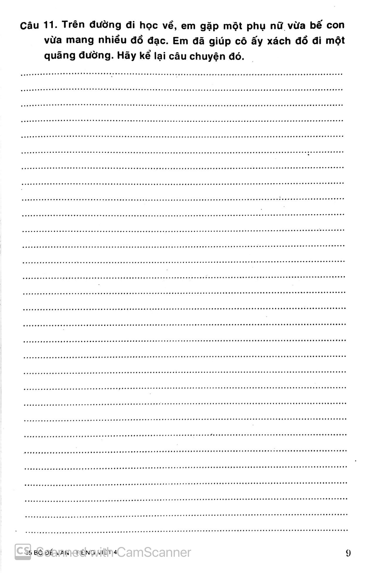 35 bộ đề văn - tiếng việt 4 (trắc nghiệm tự luận) - Ảnh 9