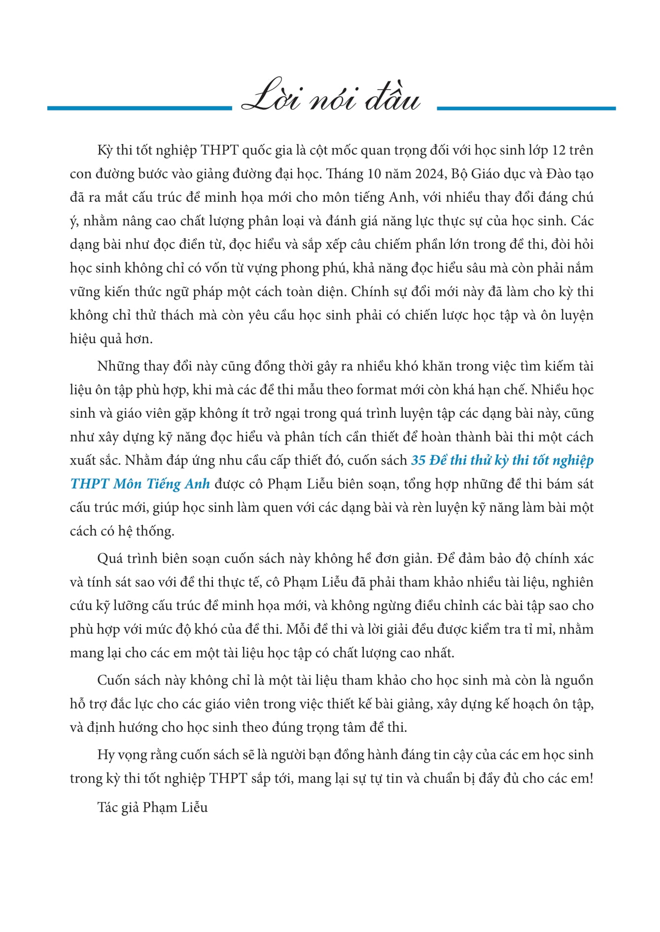 35 đề thi thử kỳ thi tốt nghiệp thpt - môn tiếng anh - Ảnh 3