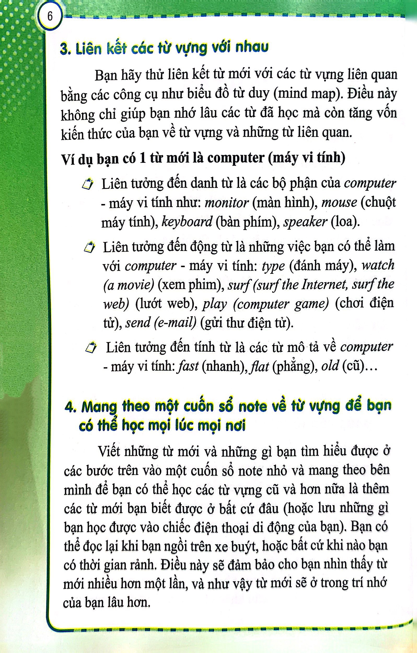 3500 từ vựng tiếng anh theo chủ đề - sách màu (tái bản 2023) - Ảnh 4