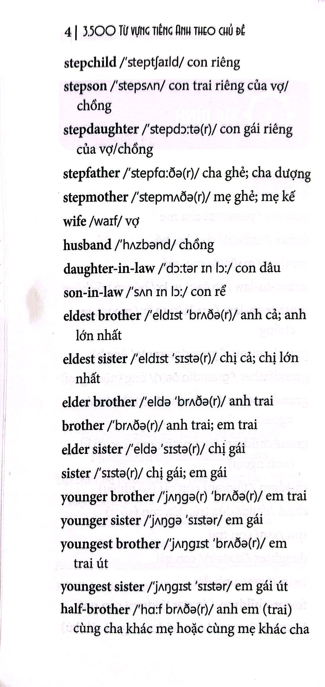 3500 từ vựng tiếng anh theo chủ đề (tái bản 2023) - Ảnh 3