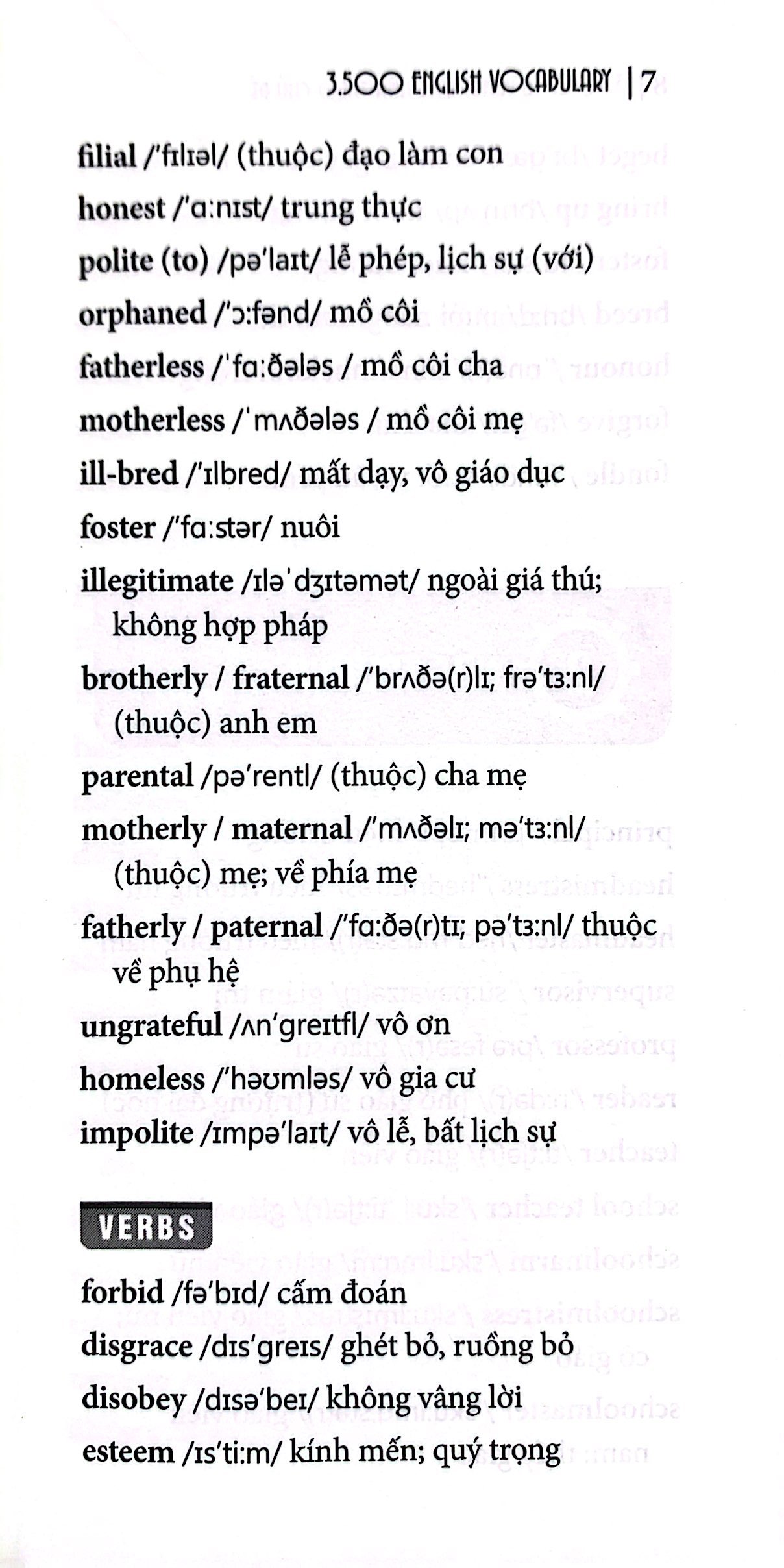 3500 từ vựng tiếng anh theo chủ đề (tái bản 2023) - Ảnh 6