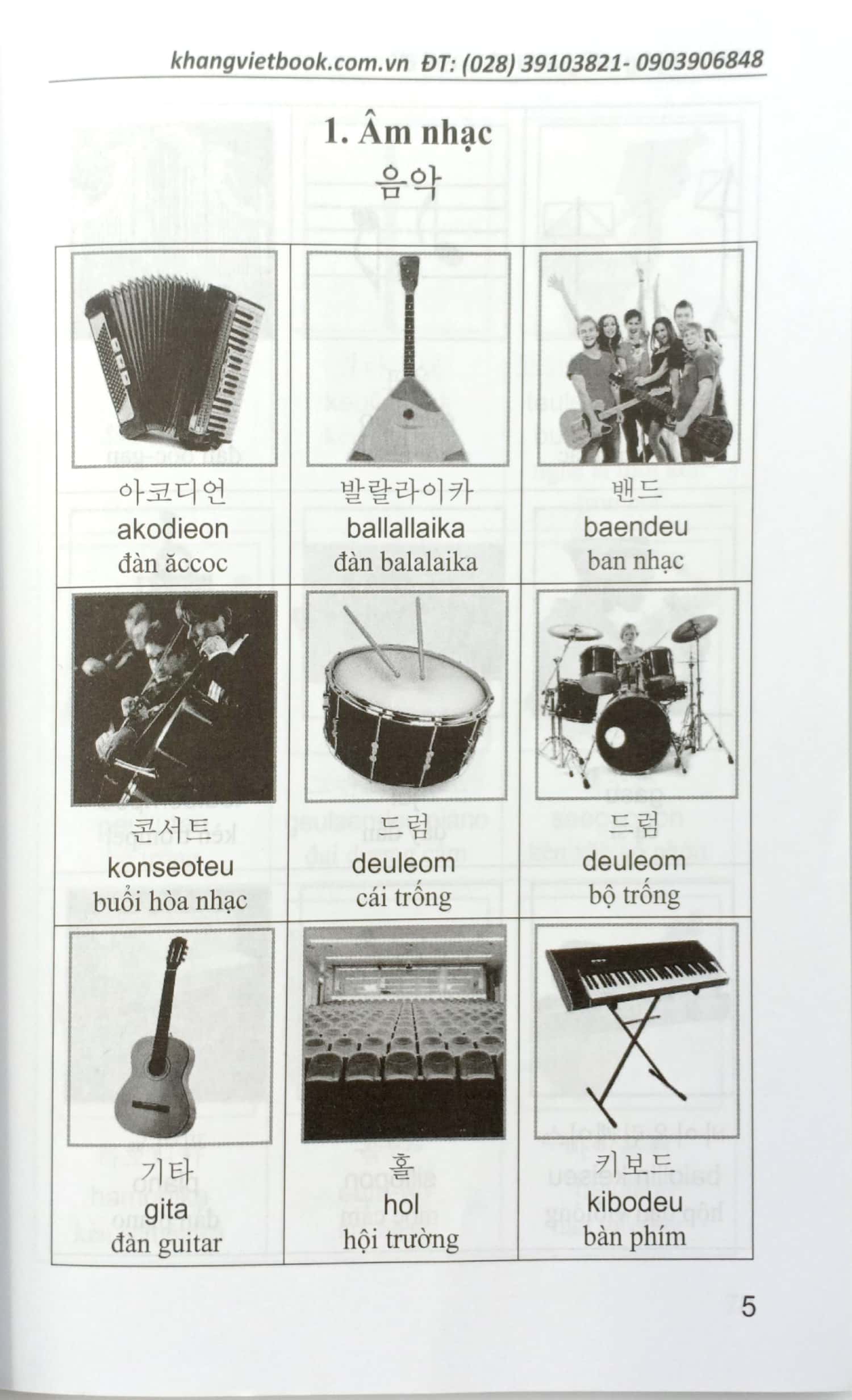 3500 từ vựng tiếng hàn theo chủ đề - Ảnh 5