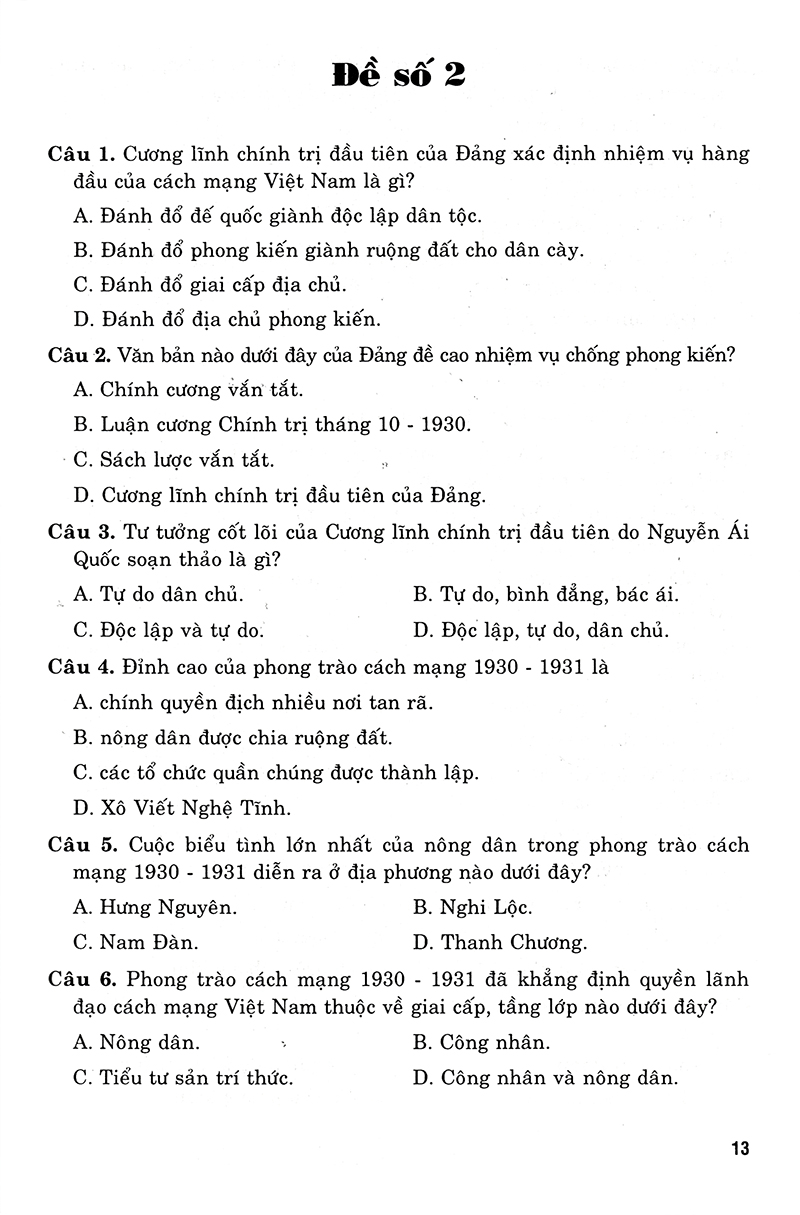 36 bộ đề trắc nghiệm ôn luyện thi trung học phổ thông quốc gia 2019 - khoa học xã hội - Ảnh 11