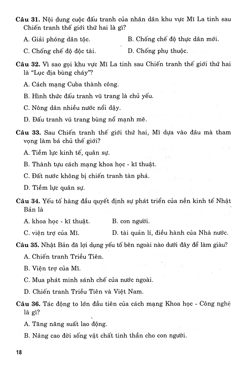 36 bộ đề trắc nghiệm ôn luyện thi trung học phổ thông quốc gia 2019 - khoa học xã hội - Ảnh 16