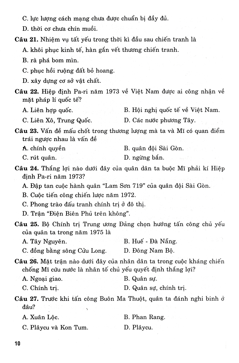 36 bộ đề trắc nghiệm ôn luyện thi trung học phổ thông quốc gia 2019 - khoa học xã hội - Ảnh 8