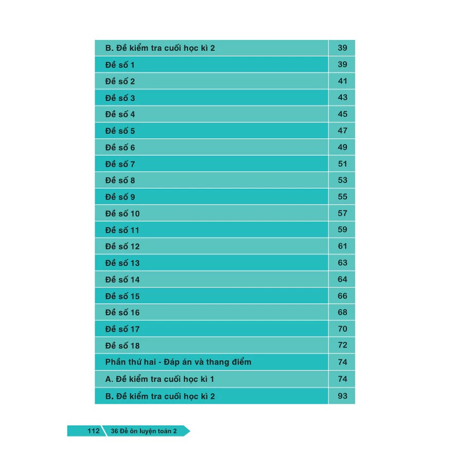 36 đề ôn luyện toán 2 - Ảnh 6