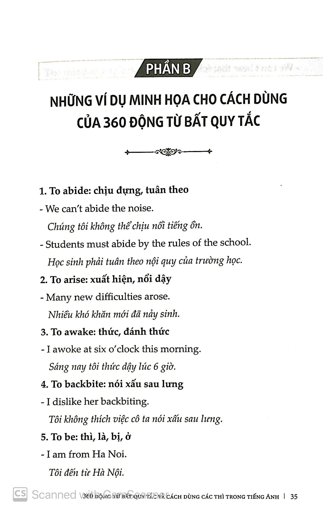 360 động từ bất quy tắc & cách dùng các thì trong tiếng anh (tái bản 2019) - Ảnh 8
