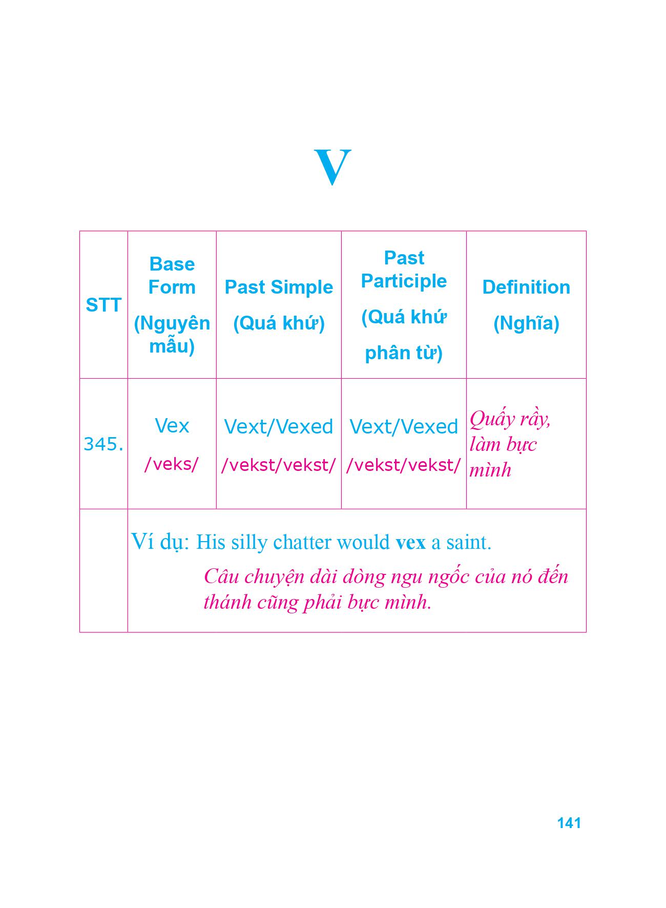 360 động từ bất quy tắc và 12 thì cơ bản trong tiếng anh (tái bản 2018) - Ảnh 16