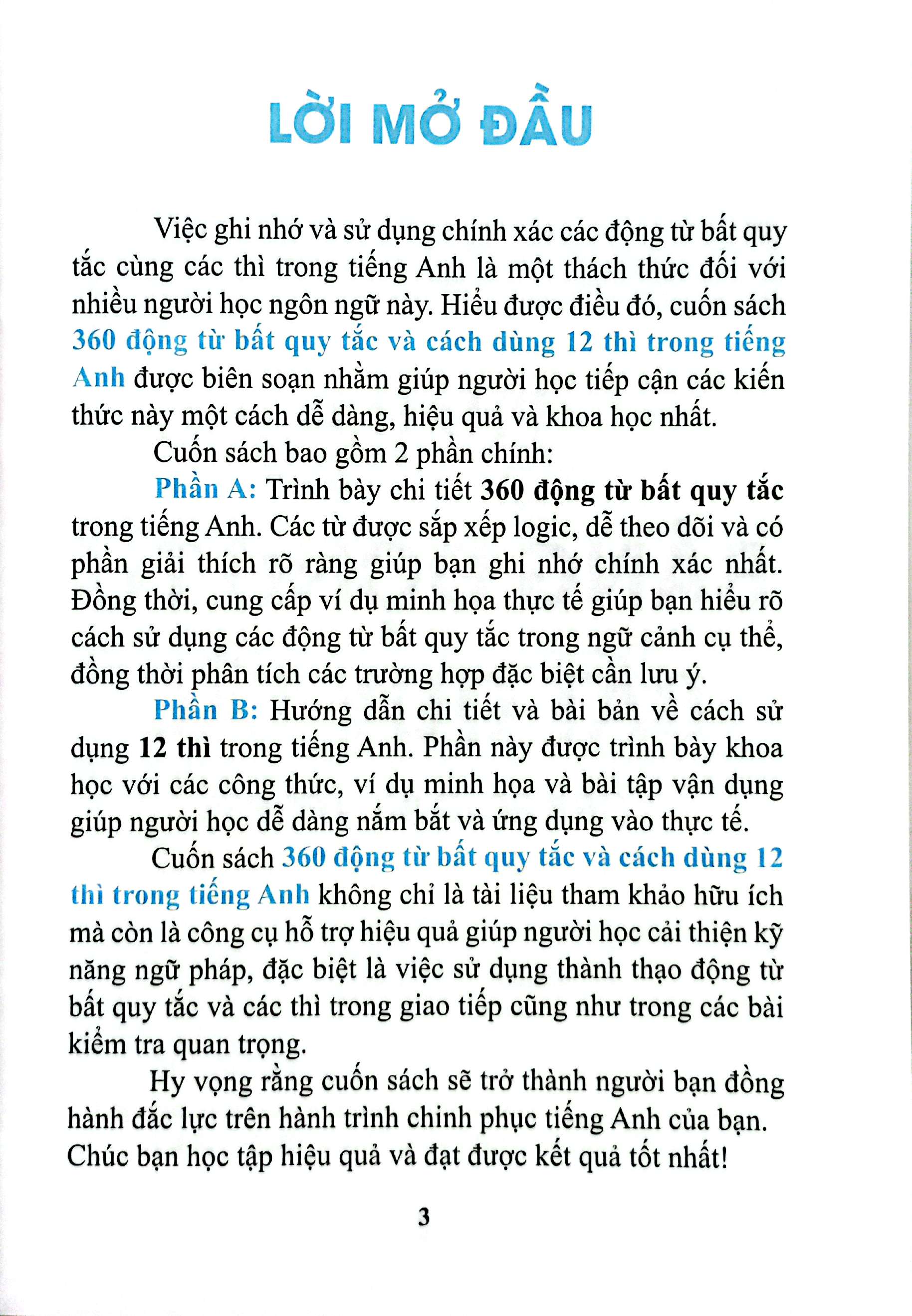 360 Dong Tu Bat Quy Tac Va Cach Dung 12 Thi Co Ban Trong Tieng Anh - Ảnh 4