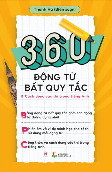 360 động từ bất quy tắc và cách dùng các thì trong tiếng anh (tái bản 2024) - Ảnh 2