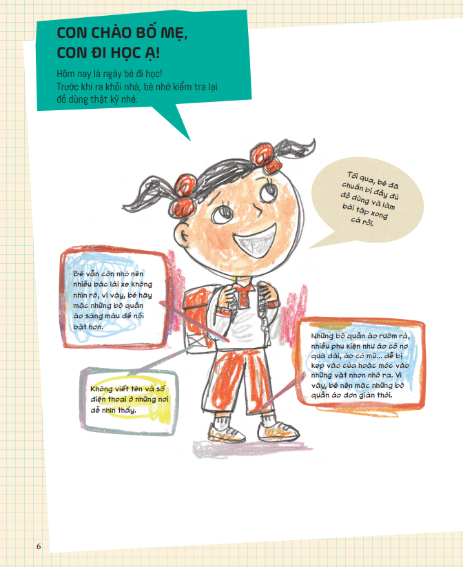 365 ngày an toàn cho bé - hứa với mẹ, bé hãy an toàn khi đi học - Ảnh 4