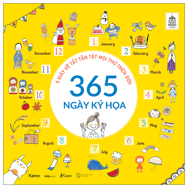 365 ngày ký họa - 5 giây vẽ tất tần tật mọi thứ trên đời