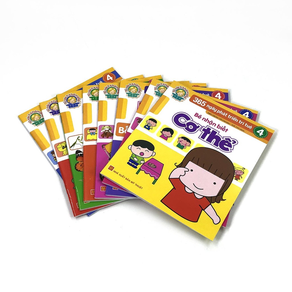 365 ngày phát triển trí tuệ - bộ 4 (8 cuốn/ túi) - Ảnh 5