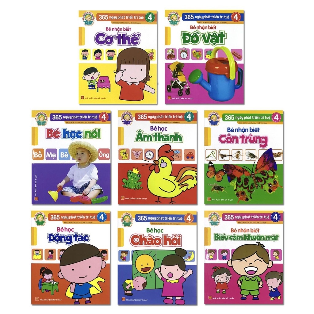365 ngày phát triển trí tuệ - bộ 4 (8 cuốn/ túi) - Ảnh 6