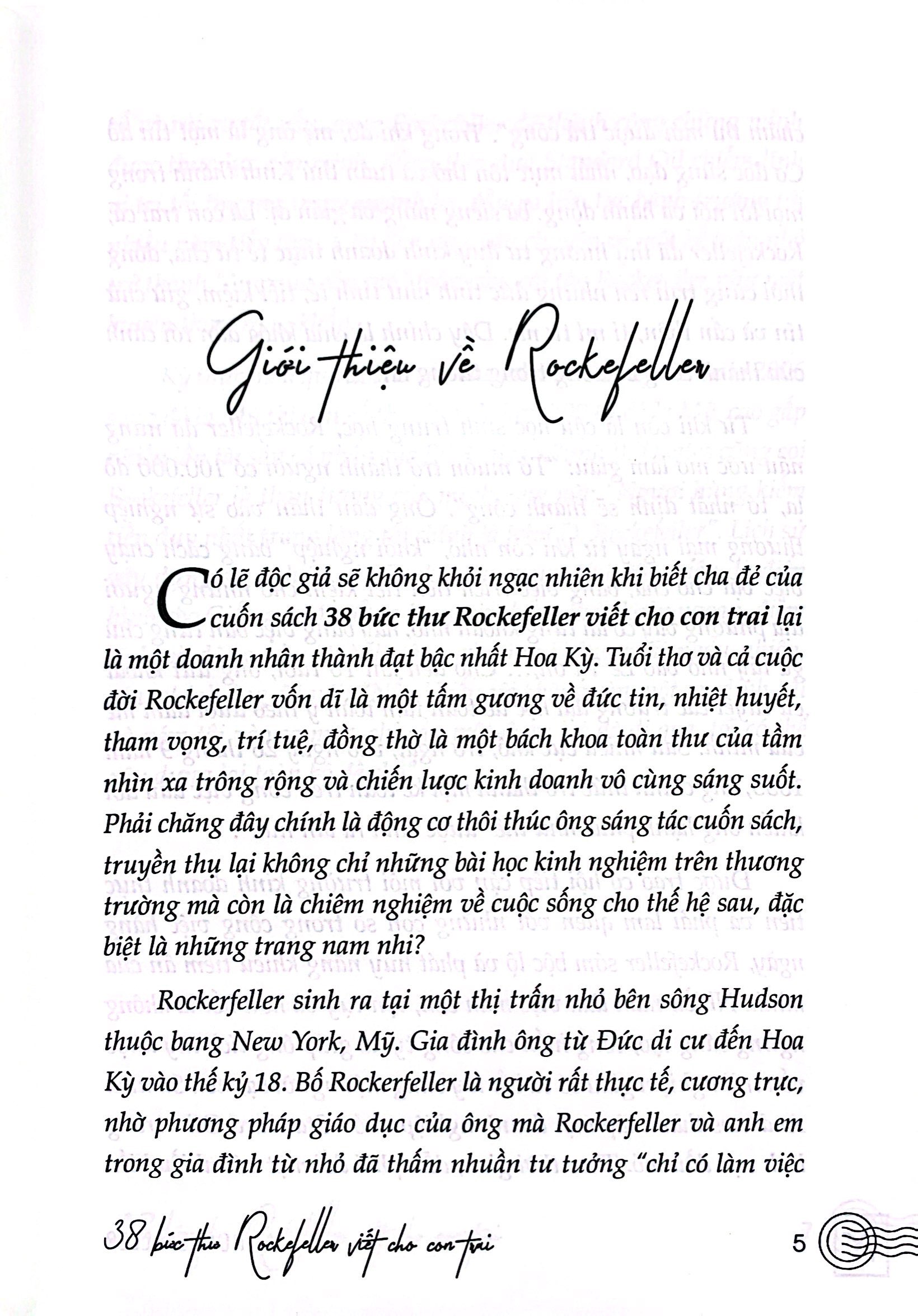 38 bức thư rockefeller viết cho con trai - Ảnh 3