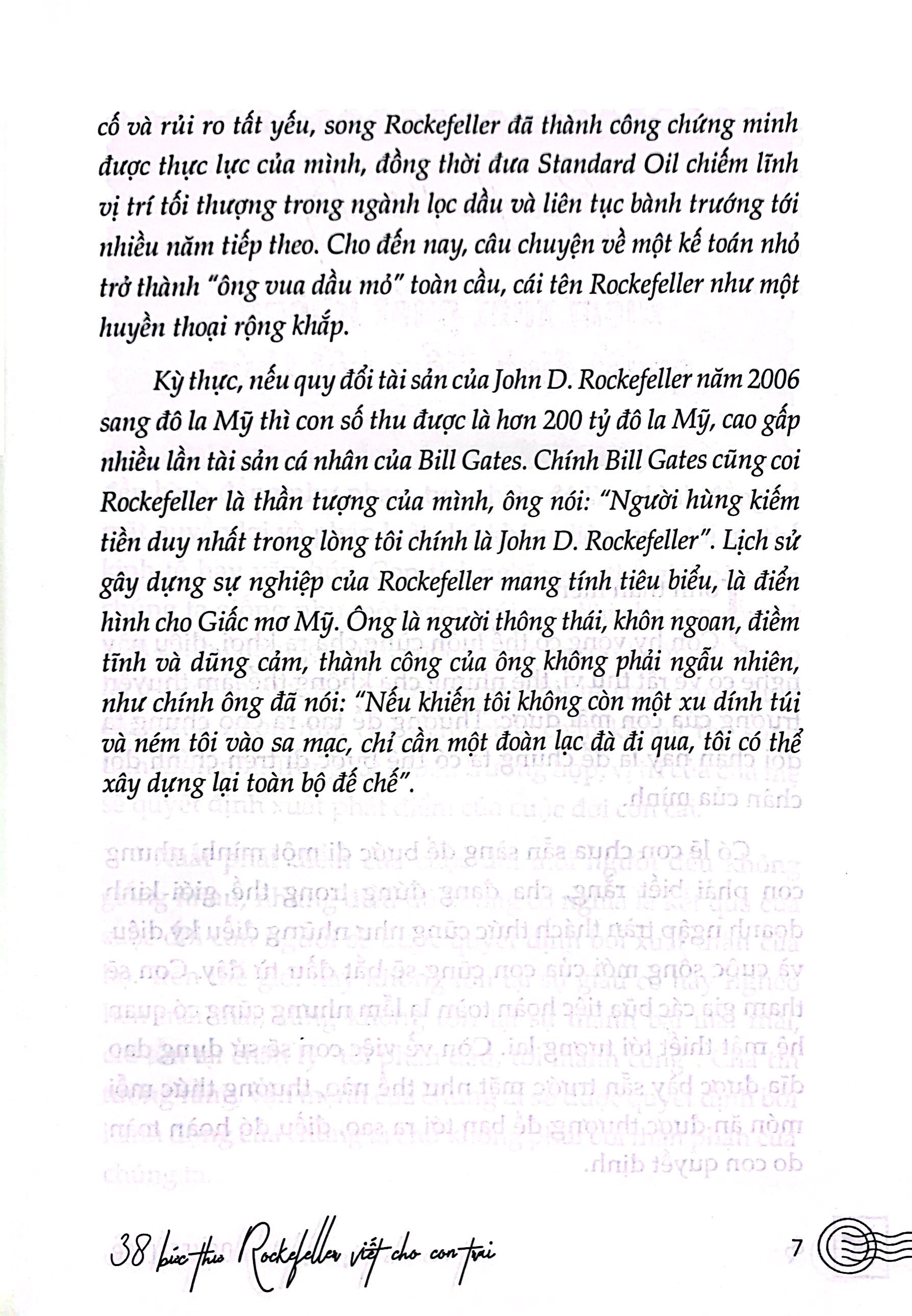 38 bức thư rockefeller viết cho con trai - Ảnh 5