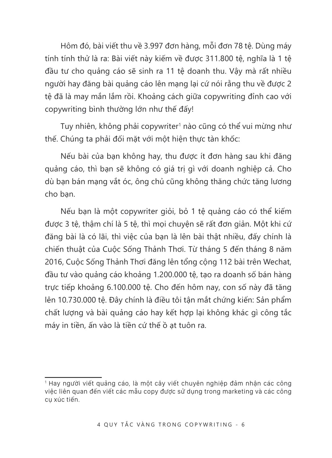 4 quy tắc vàng trong copywriting - Ảnh 7