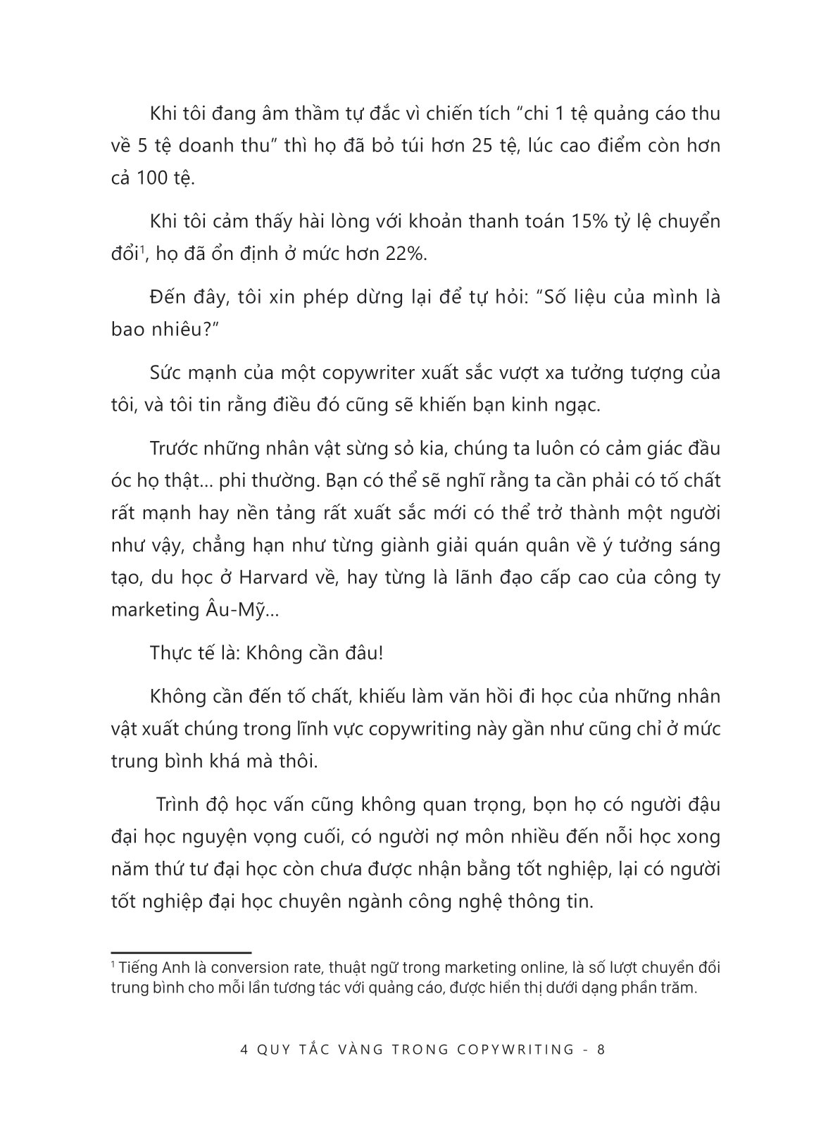 4 quy tắc vàng trong copywriting - Ảnh 9