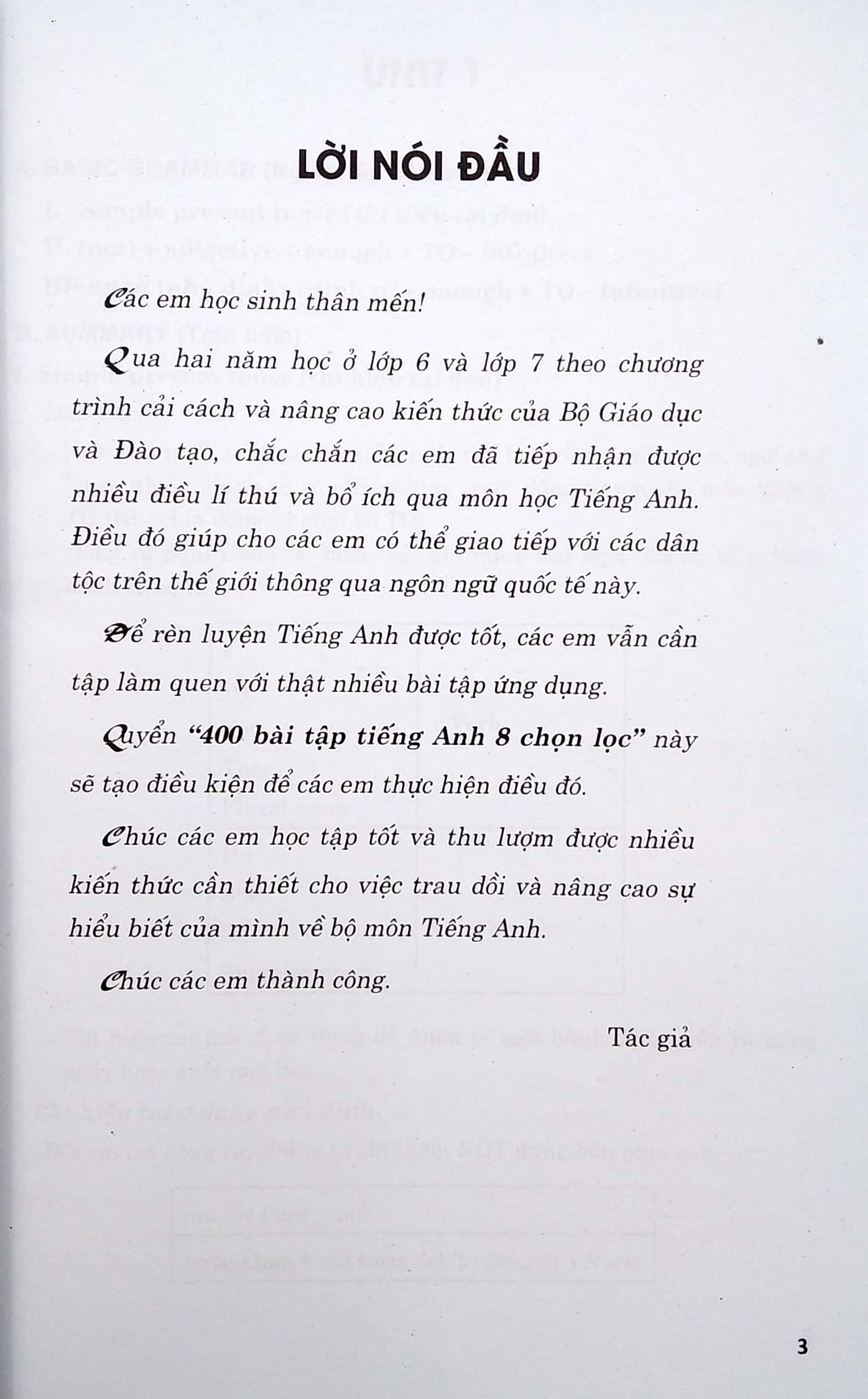 400 bài tập chọn lọc tiếng anh 8 (2020) - Ảnh 4