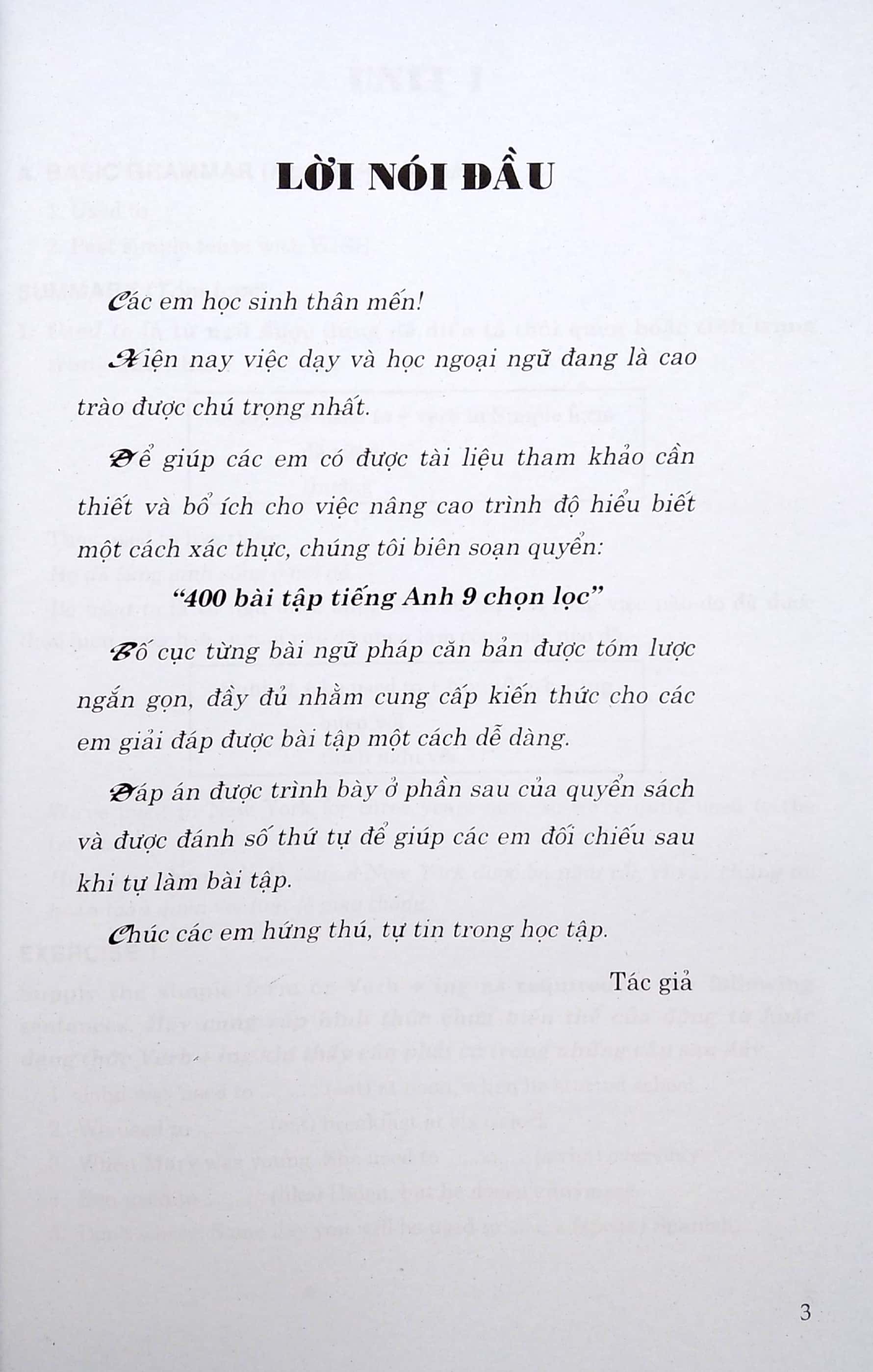 400 bài tập chọn lọc tiếng anh 9 - Ảnh 4