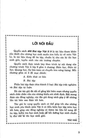 400 bài tập vật lí 9 (tái bản 2022) - Ảnh 4