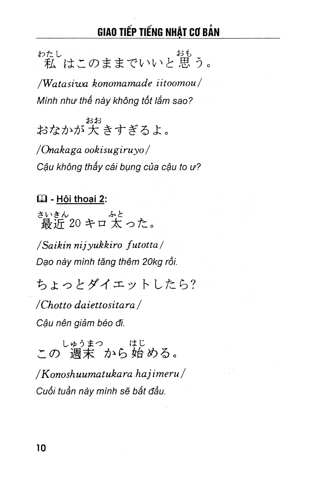 400 câu giao tiếp tiếng nhật cơ bản (kèm cd) - Ảnh 13