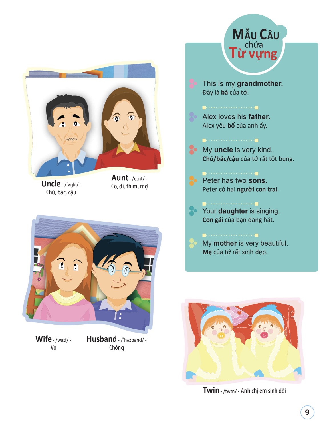 4000 từ vựng và mẫu câu tiếng anh thiết yếu cho trẻ em - Ảnh 9