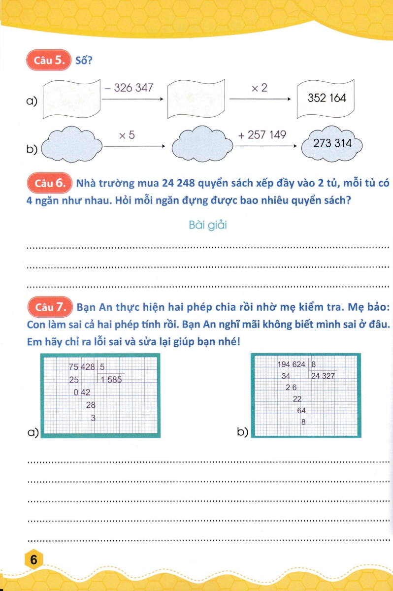 45 đề ôn luyện và kiểm tra toán 4 - tập 2 (biên soạn theo chương trình giao dục phổ thông mới) - Ảnh 8