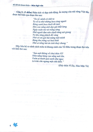 45 đề thi tham khảo môn ngữ văn chuẩn bị cho kì thi thpt - Ảnh 3