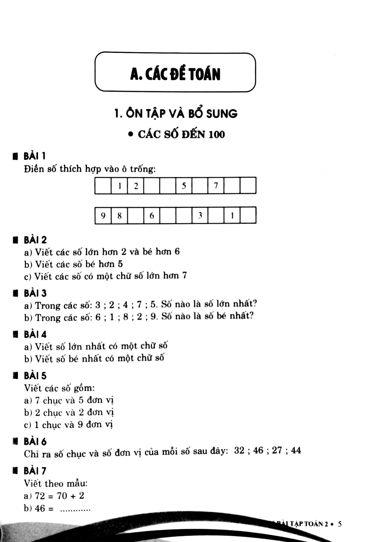 450 bài tập toán 2 - bồi dưỡng học sinh khá, giỏi (theo chương trình giáo dục phổ thông mới) - Ảnh 4